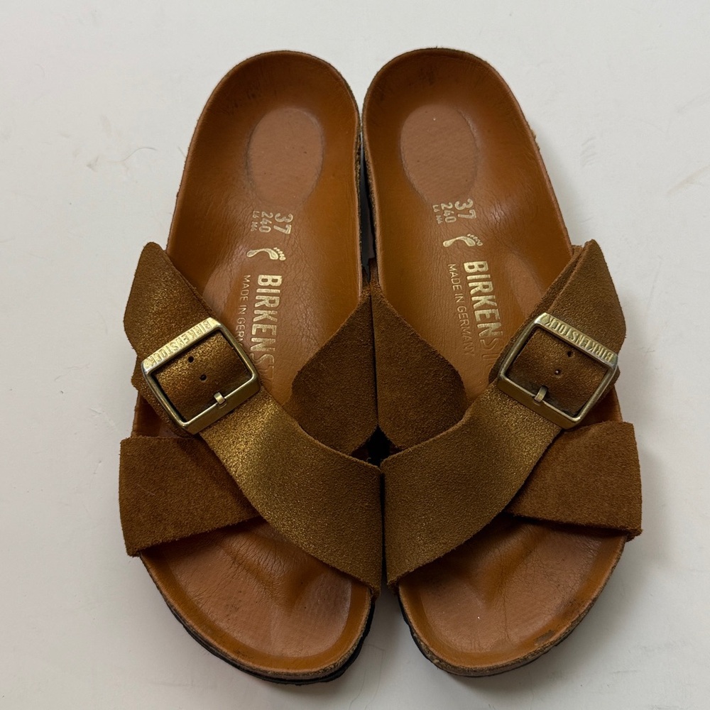 Birkenstock Brown Suede Sandals